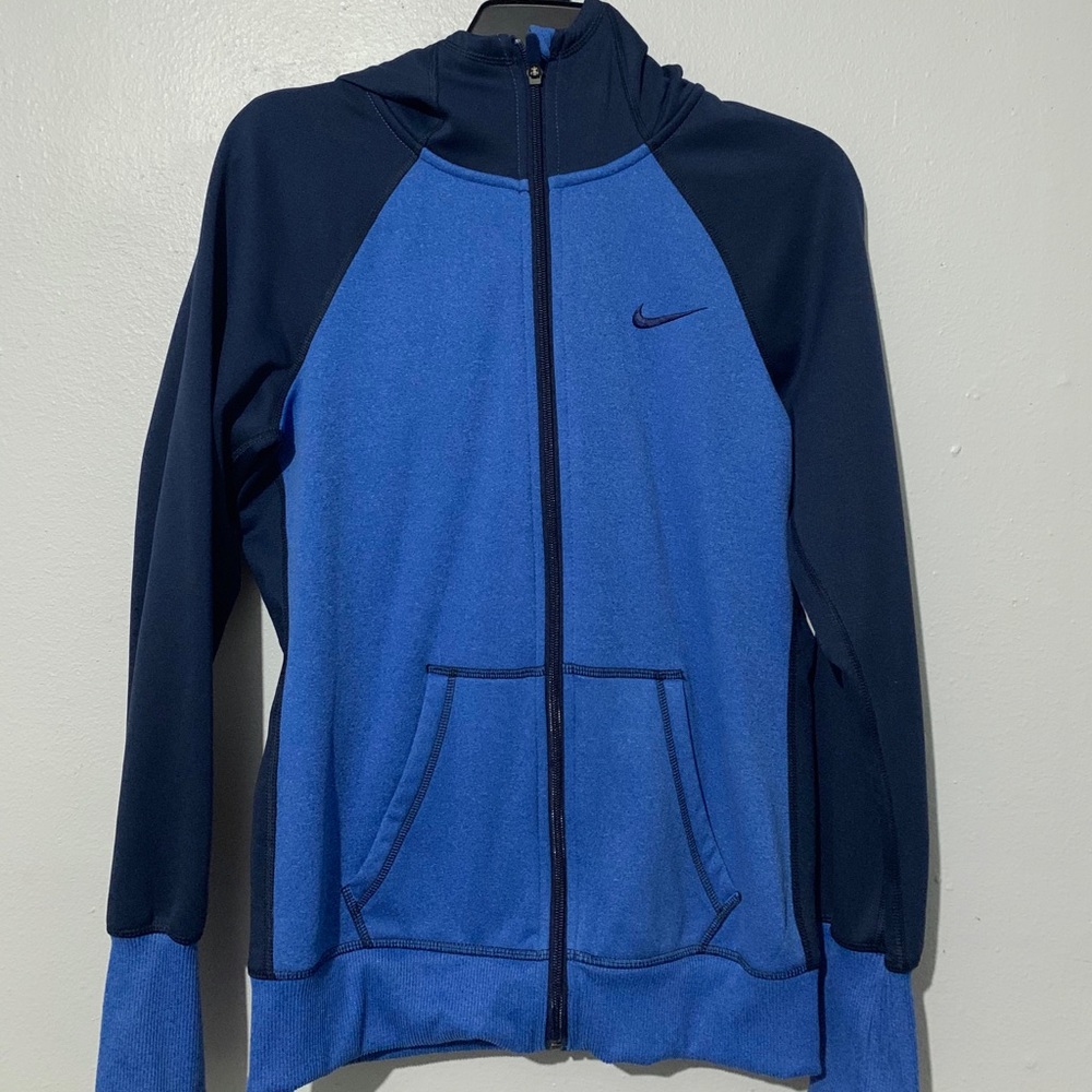 Women’s Nike Therma-Fit Blue Hooded Sweater
